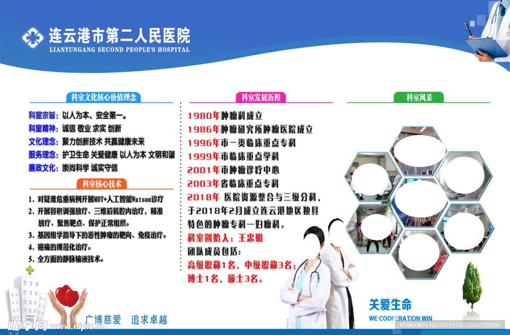 医院展板 医生 医院形象墙 医