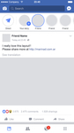 Facebook移动界面
