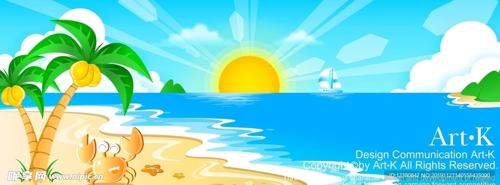 海边沙滩