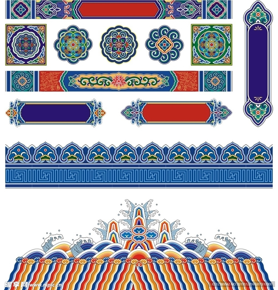 中国建筑花纹
