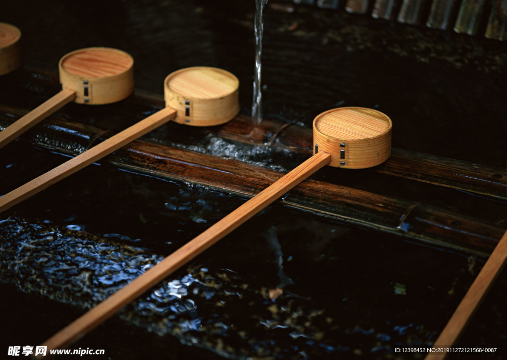 竹制水瓢