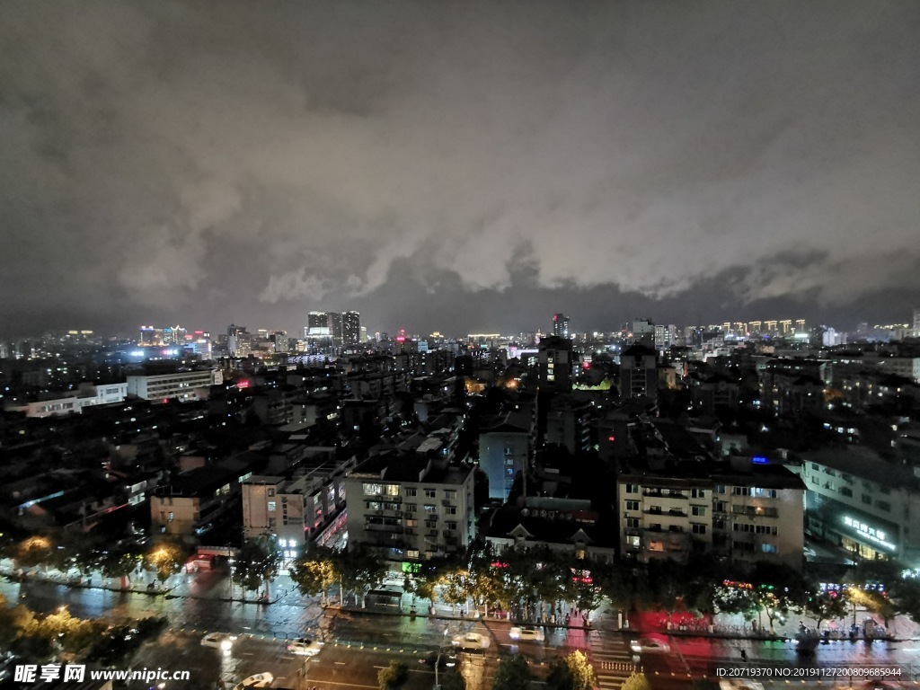 丽水市区夜景