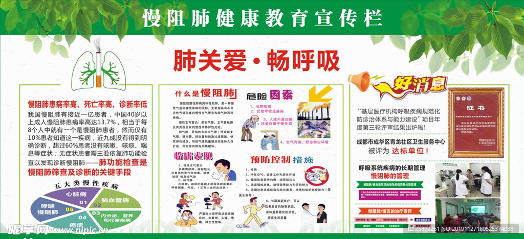 慢阻肺宣传栏