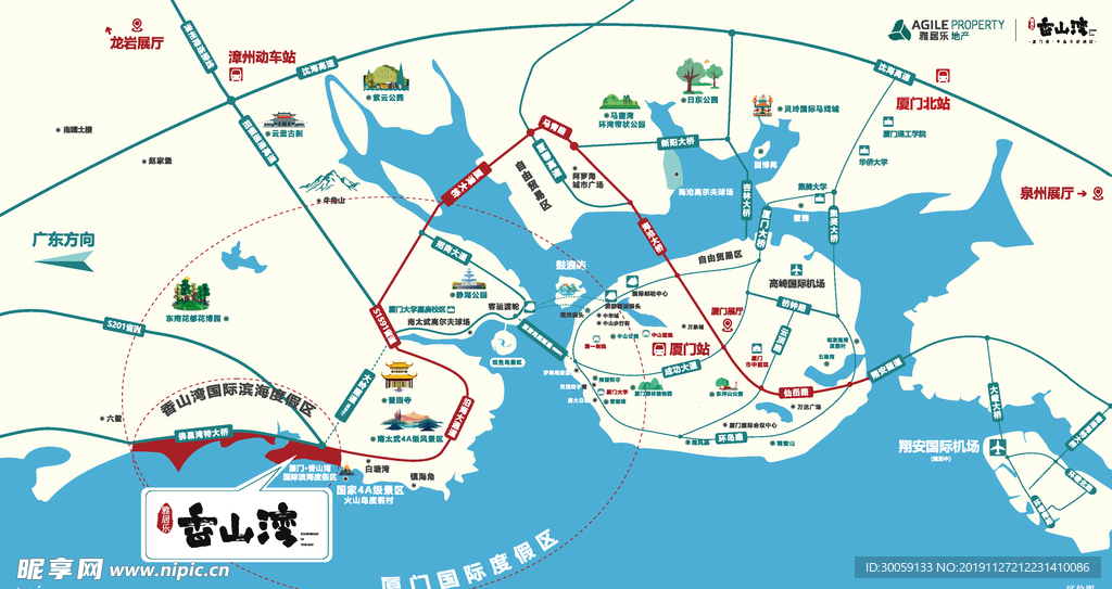 地产区位图