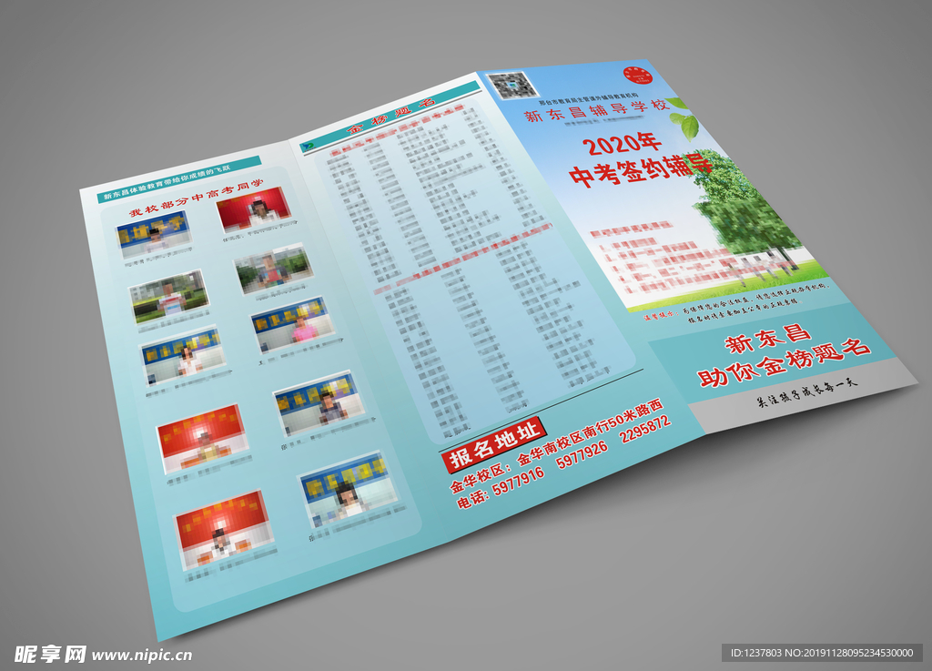 三折页样机  宣传单