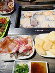 金太郎自助餐肉类摄影图