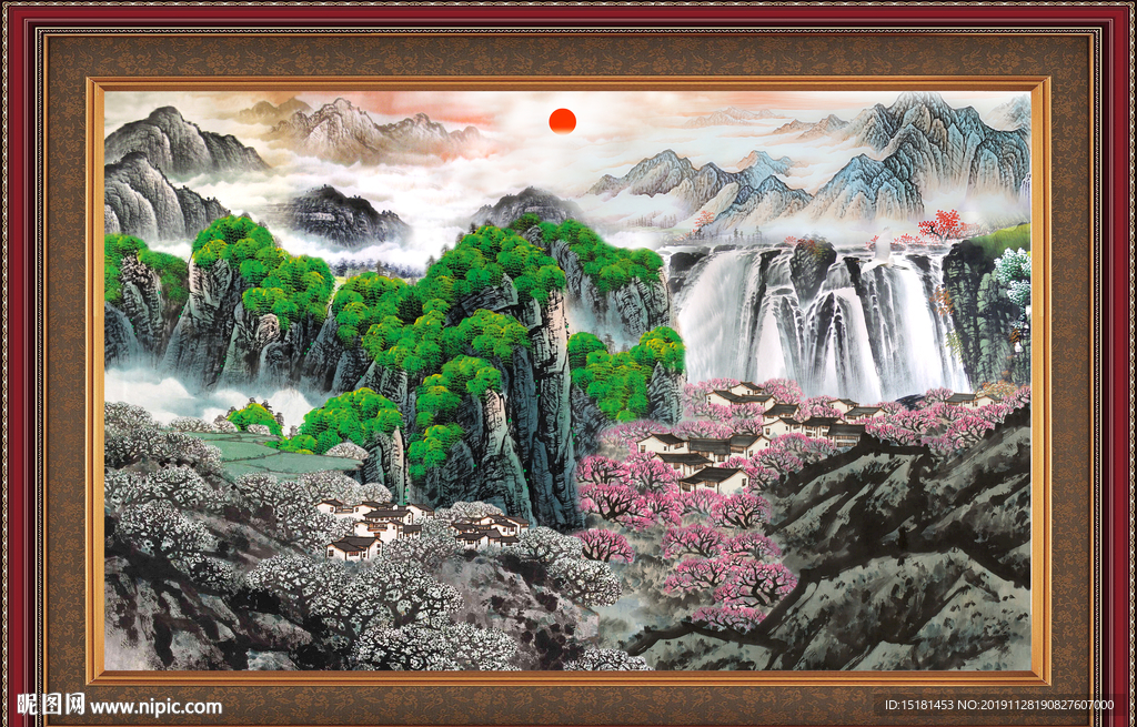 山水风景图