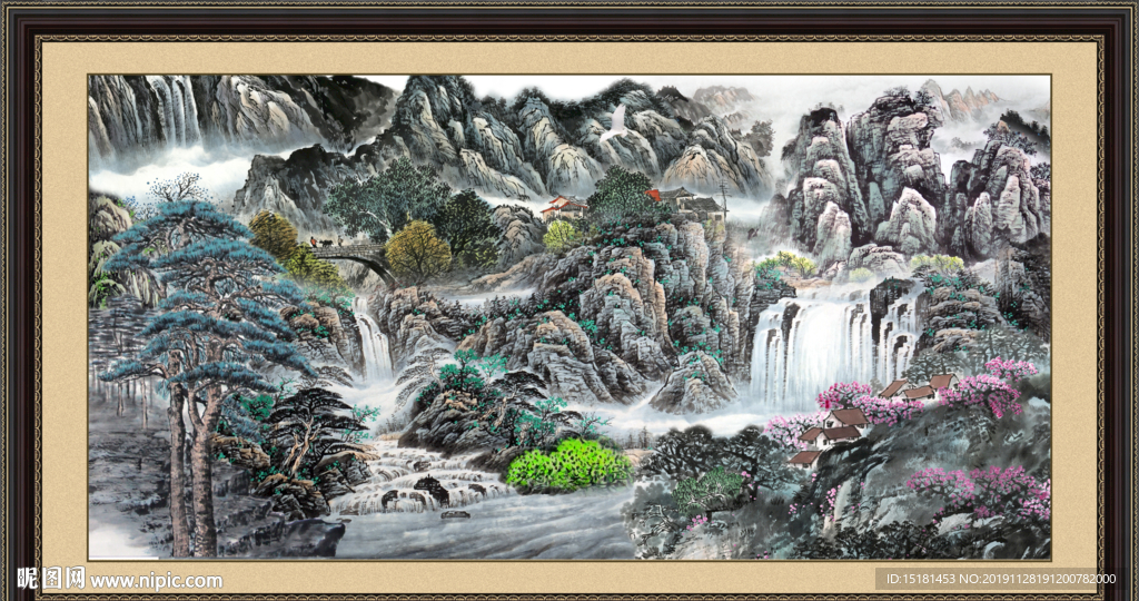 山水风景图