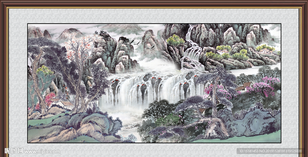 山水风景图