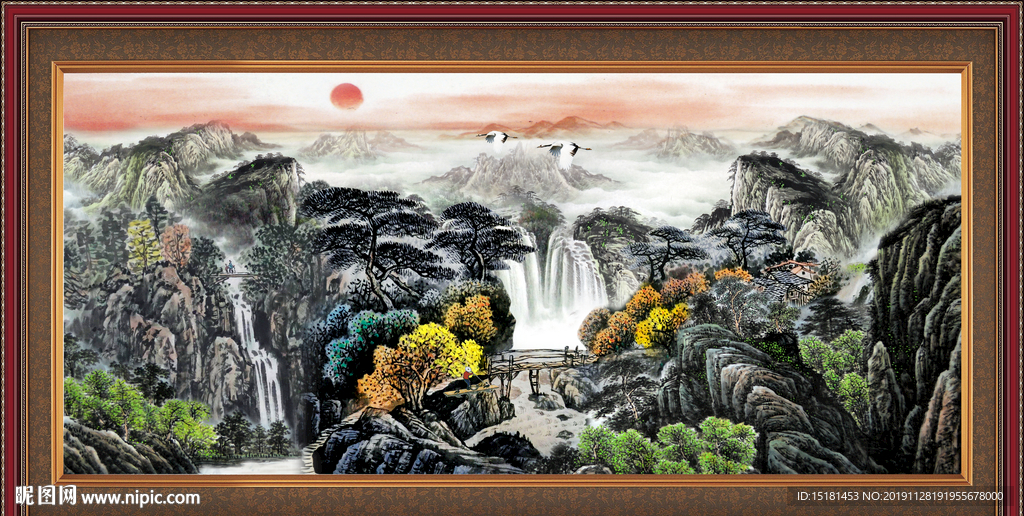 山水风景图