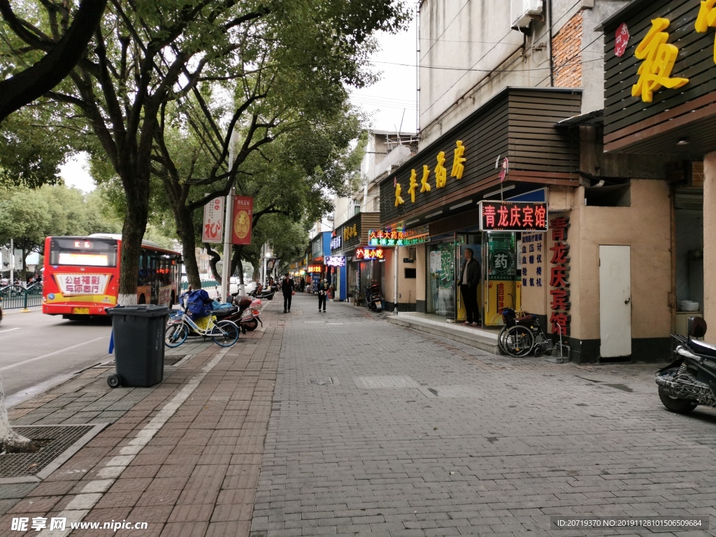 丽水市区的街道