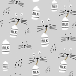 卡通可爱动物猫狗插画