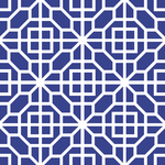矢量蓝色青花瓷花纹