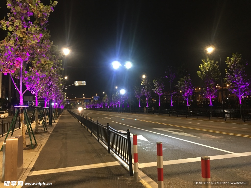 进博会 夜景 亮化 LED 灯