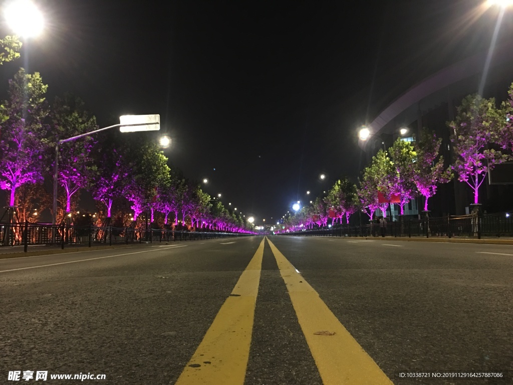 进博会 夜景 亮化 LED 灯