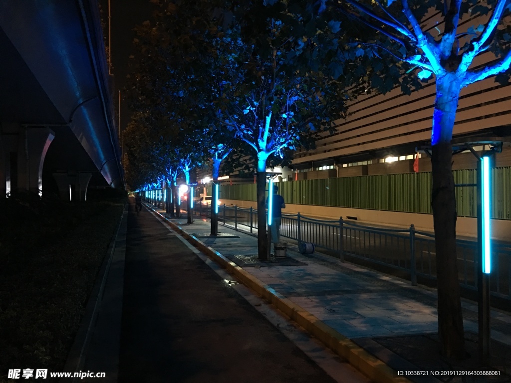 进博会 夜景 亮化 LED 灯