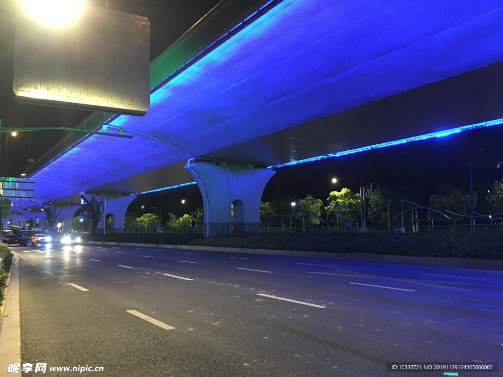 进博会 夜景 亮化 LED 灯