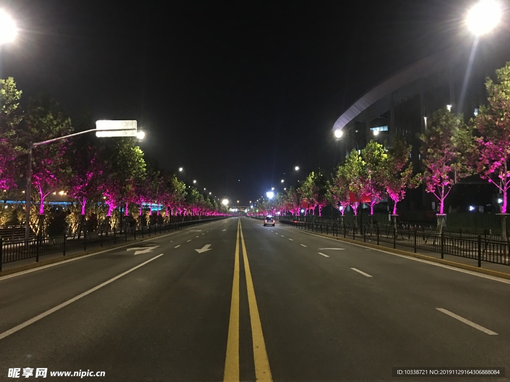 进博会 夜景 亮化 LED 灯