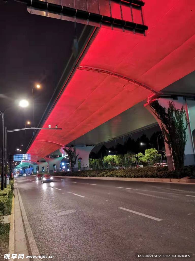 进博会 夜景 亮化 LED 灯
