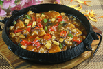 平锅煎豆腐