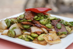 豆瓣炒五花肉