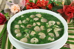 荠菜烩蘑菇