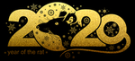金色2020鼠年