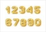 金色数字
