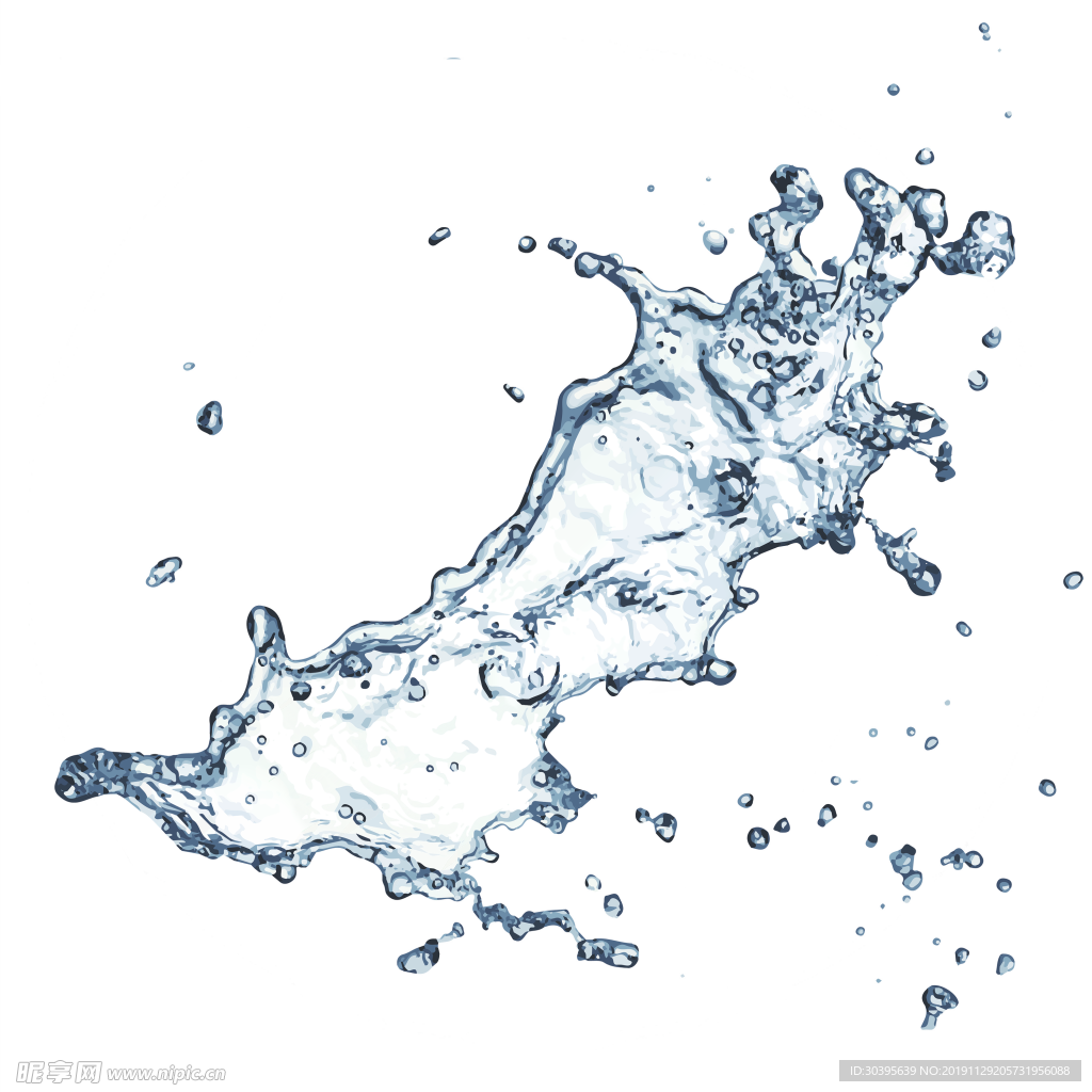 水花素材