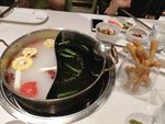 椒麻锅底和茴香油条