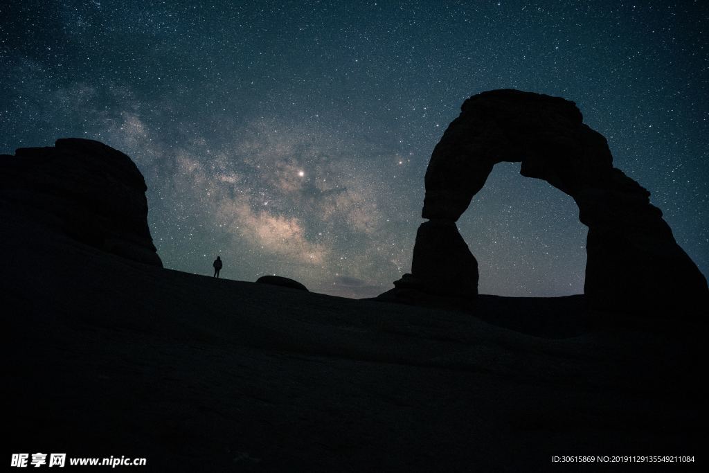 夜晚的星空