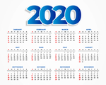 2020年历