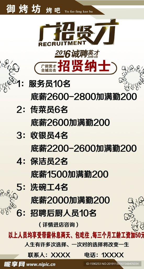 招聘海报
