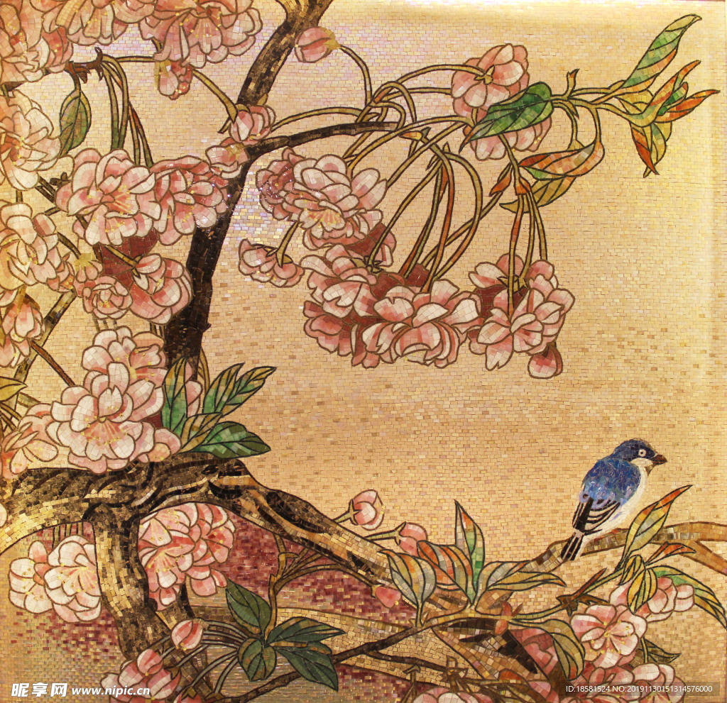 马赛克剪画 素材  马赛克