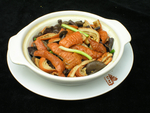野菌肥肠煲