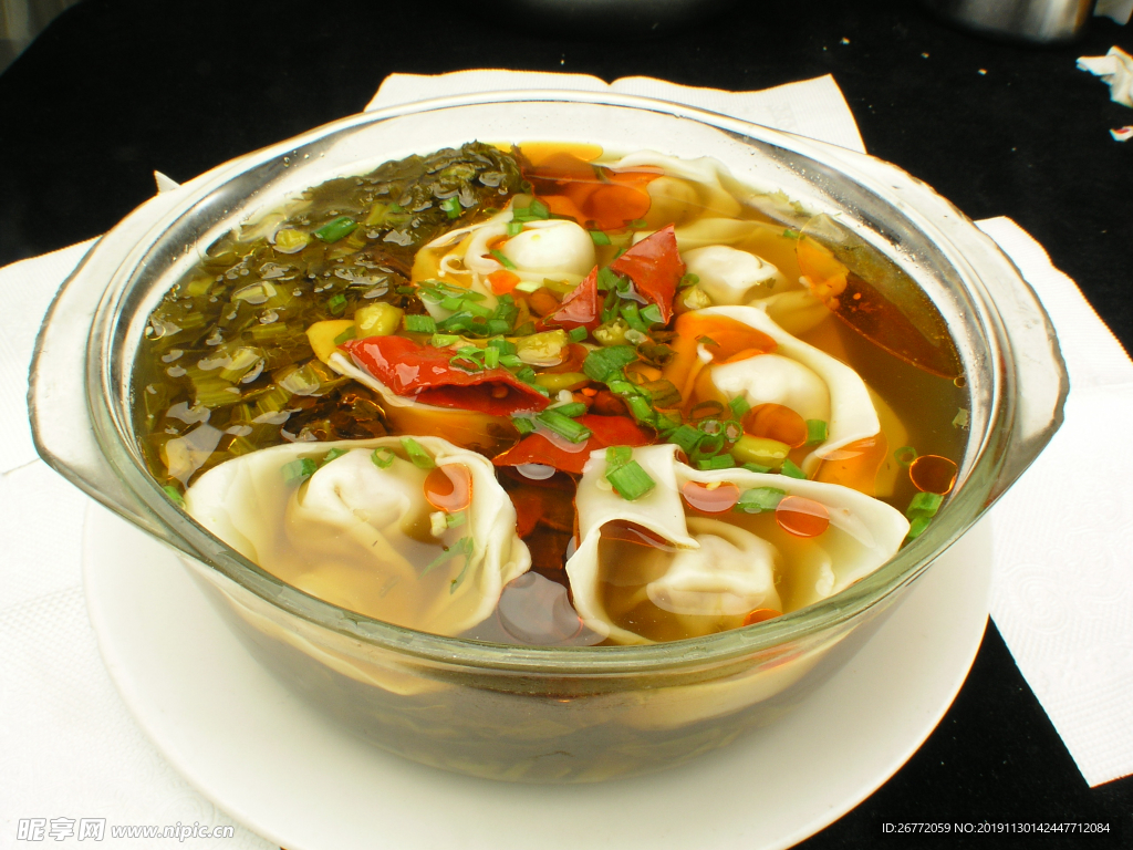 酸味龙抄手