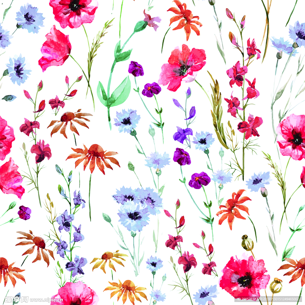 手绘花