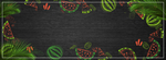 水果西瓜海报背景banner