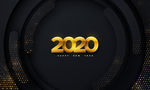 2020黑金背景