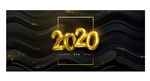 2020黑金背景