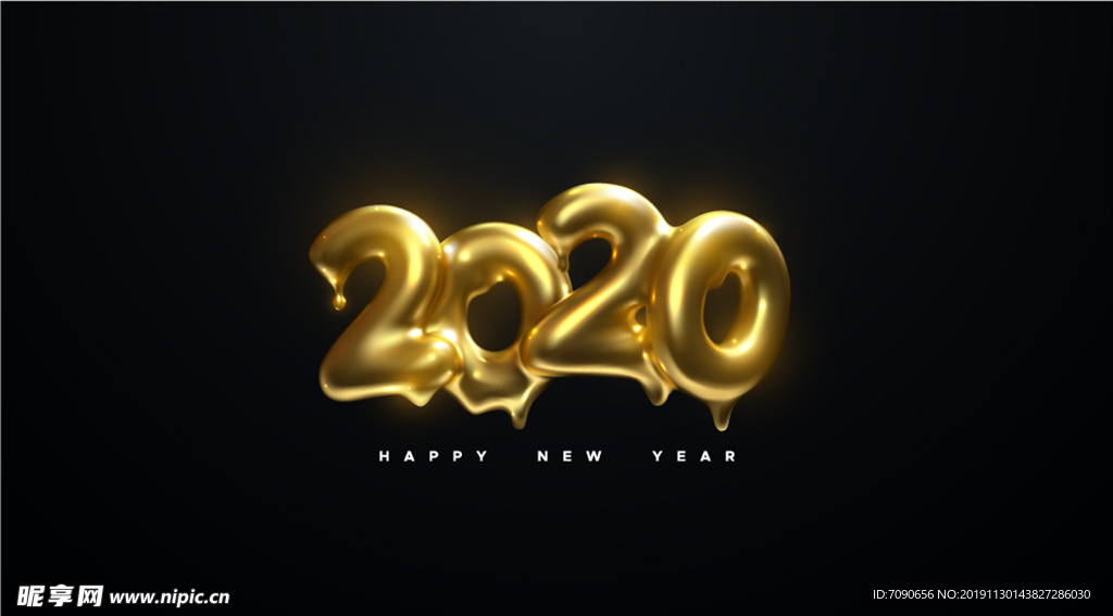 2020黑金背景