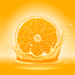 橙子和果汁