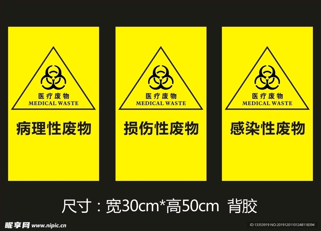 医疗垃圾处理标识