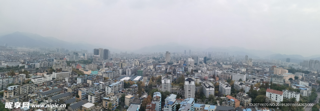 丽水市区全景