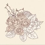 矢量手绘花