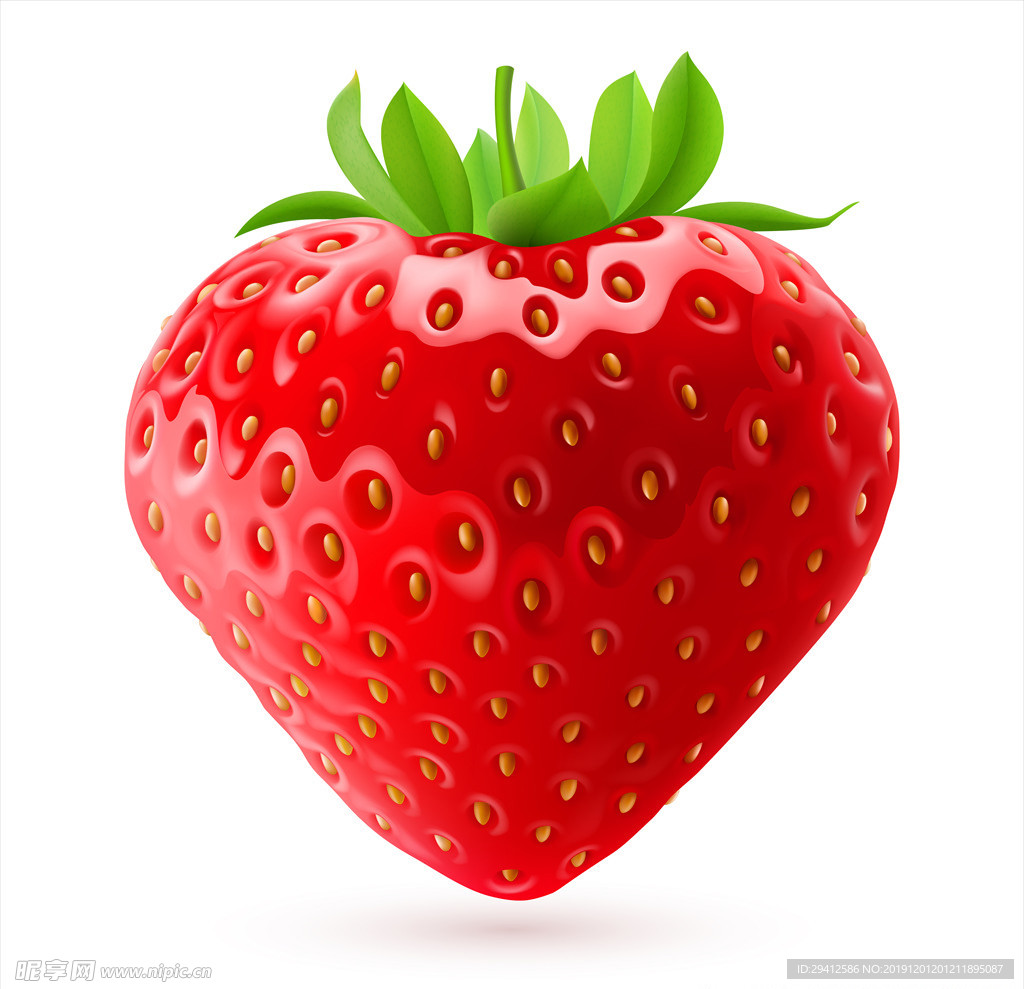 红色手绘草莓设计图片素材免费下载 - 觅知网