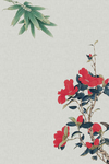 古风字画元素背景海报