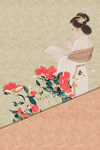 古风女士海报画