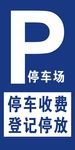 停车场提示牌