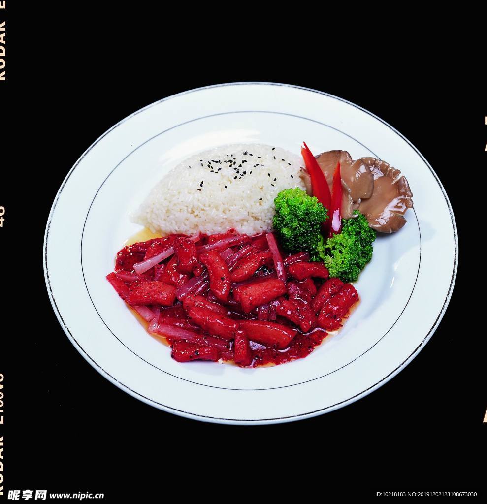 红槽烧肉饭